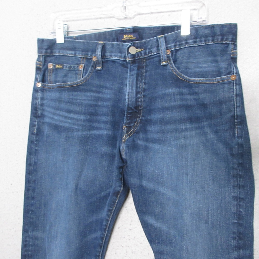 Polo Ralph Lauren Jeans Men 34 30 Varick Slim Straight Americana Classic Preppy - Picture 2 of 11